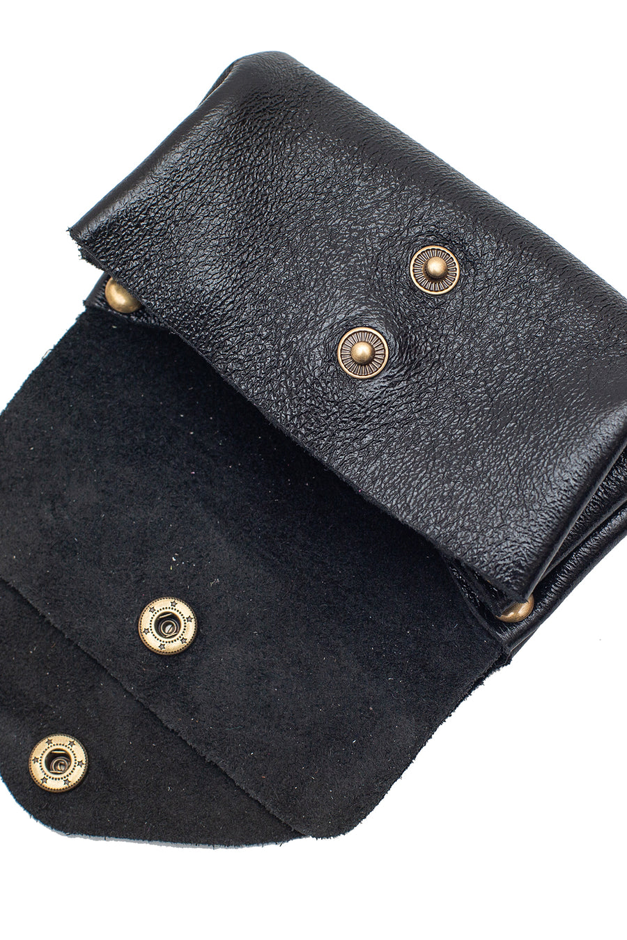 Porte-monnaie sac SUZIE METAL - Noir métal