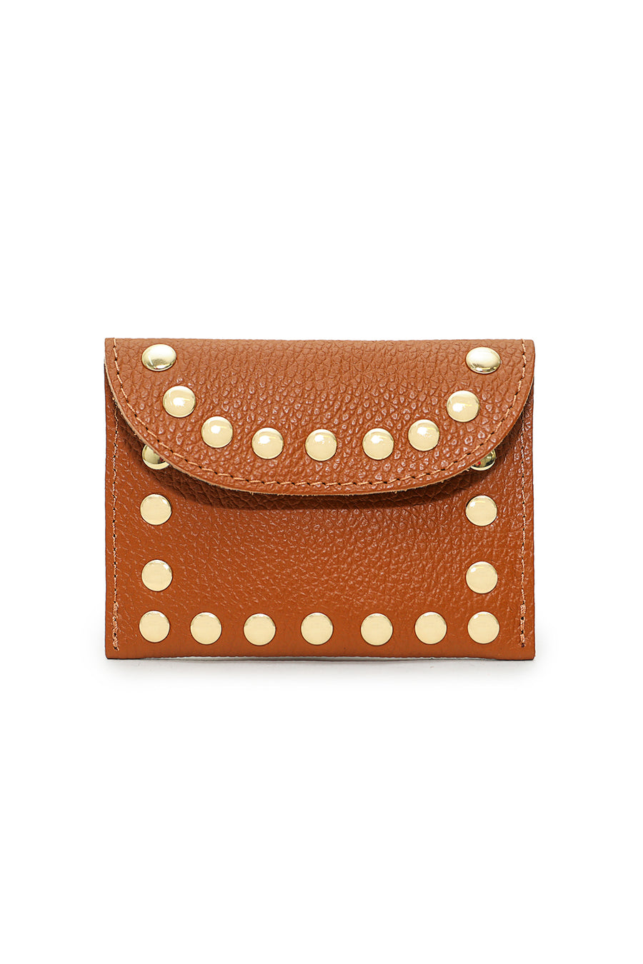 Porte-monnaie sac LEINA - Cognac