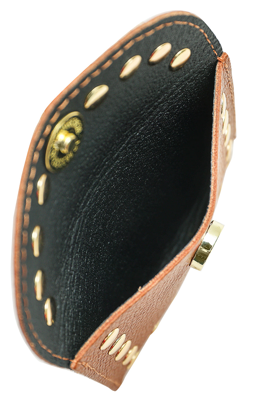 Porte-monnaie sac LEINA - Cognac