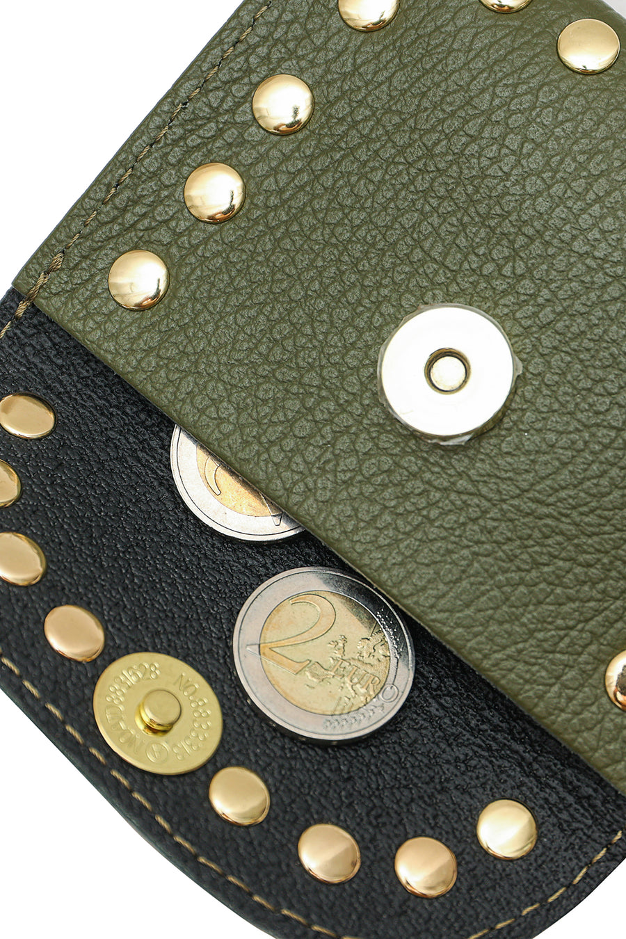 Porte-monnaie sac LEINA - Kaki