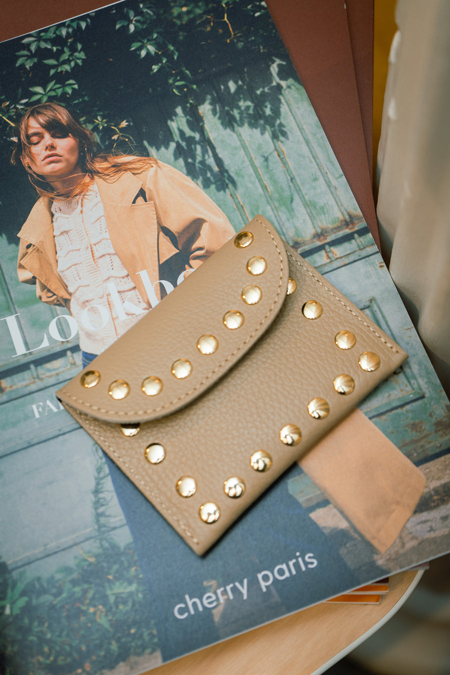 Porte-monnaie sac LEINA - Taupe