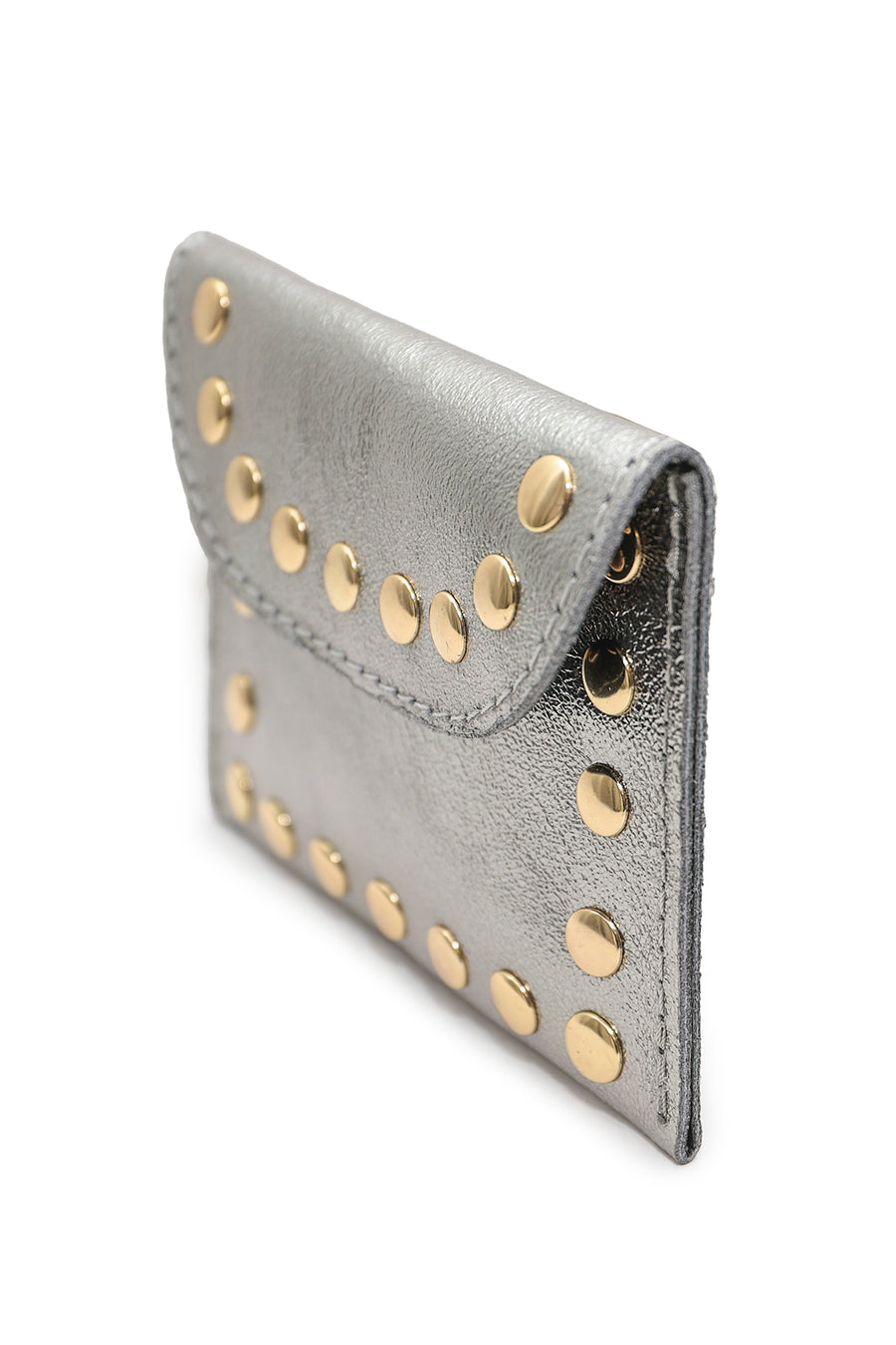 Porte-monnaie sac LEINA METAL - Argent