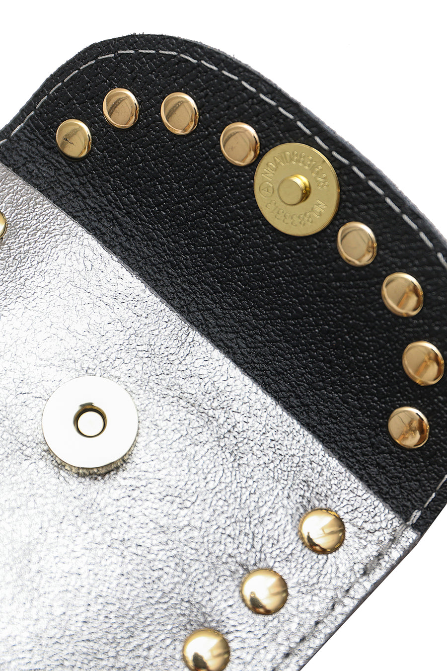 Porte-monnaie sac LEINA METAL - Argent