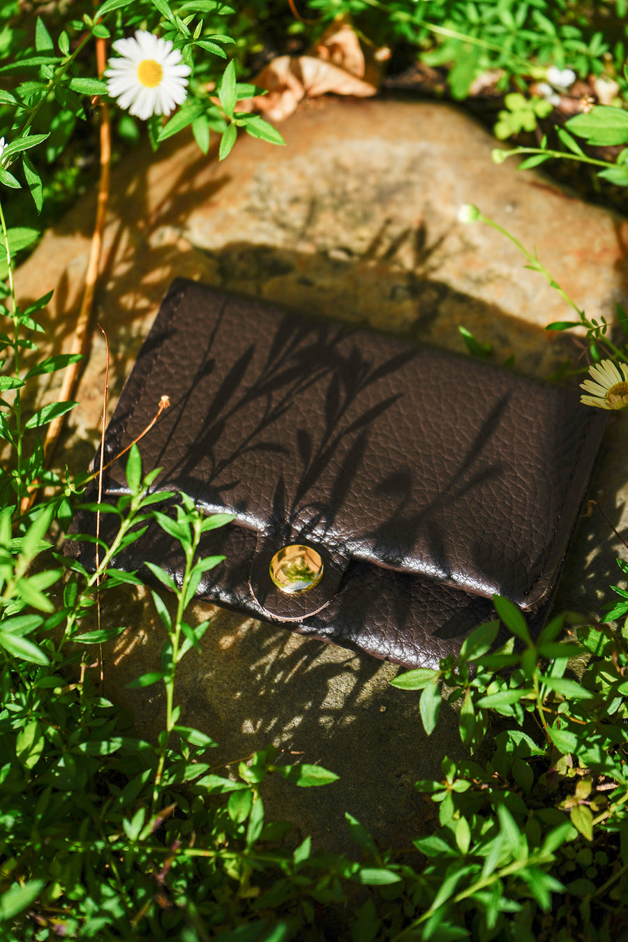 Sac Porte-monnaie ÉRINE GRAINÉ - Chocolat