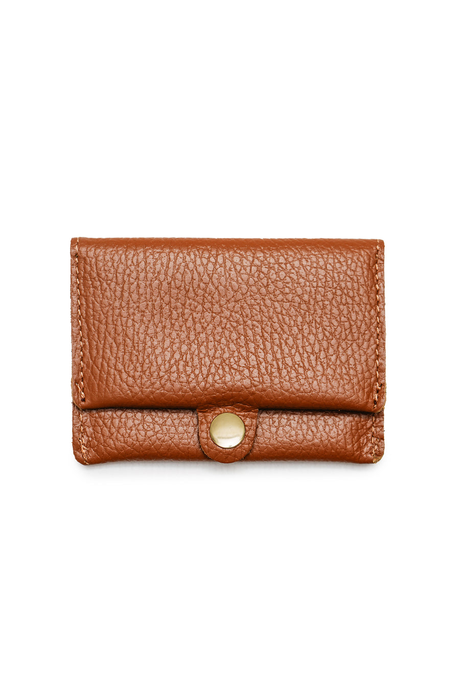 Sac Porte-monnaie ÉRINE GRAINÉ - Cognac