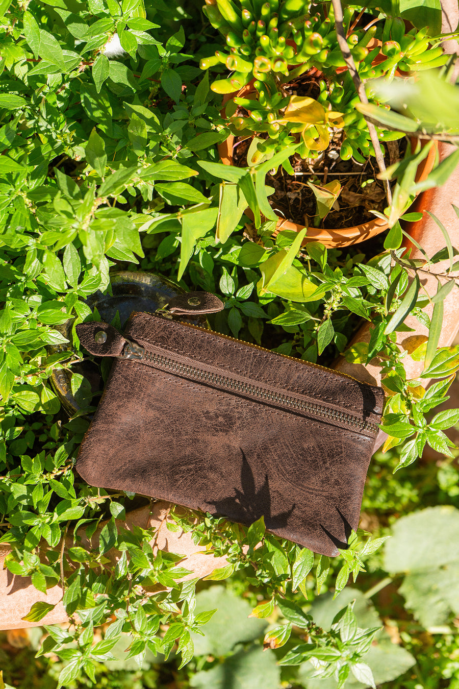 Sac Porte-monnaie Pochette DORIANE - Chocolat