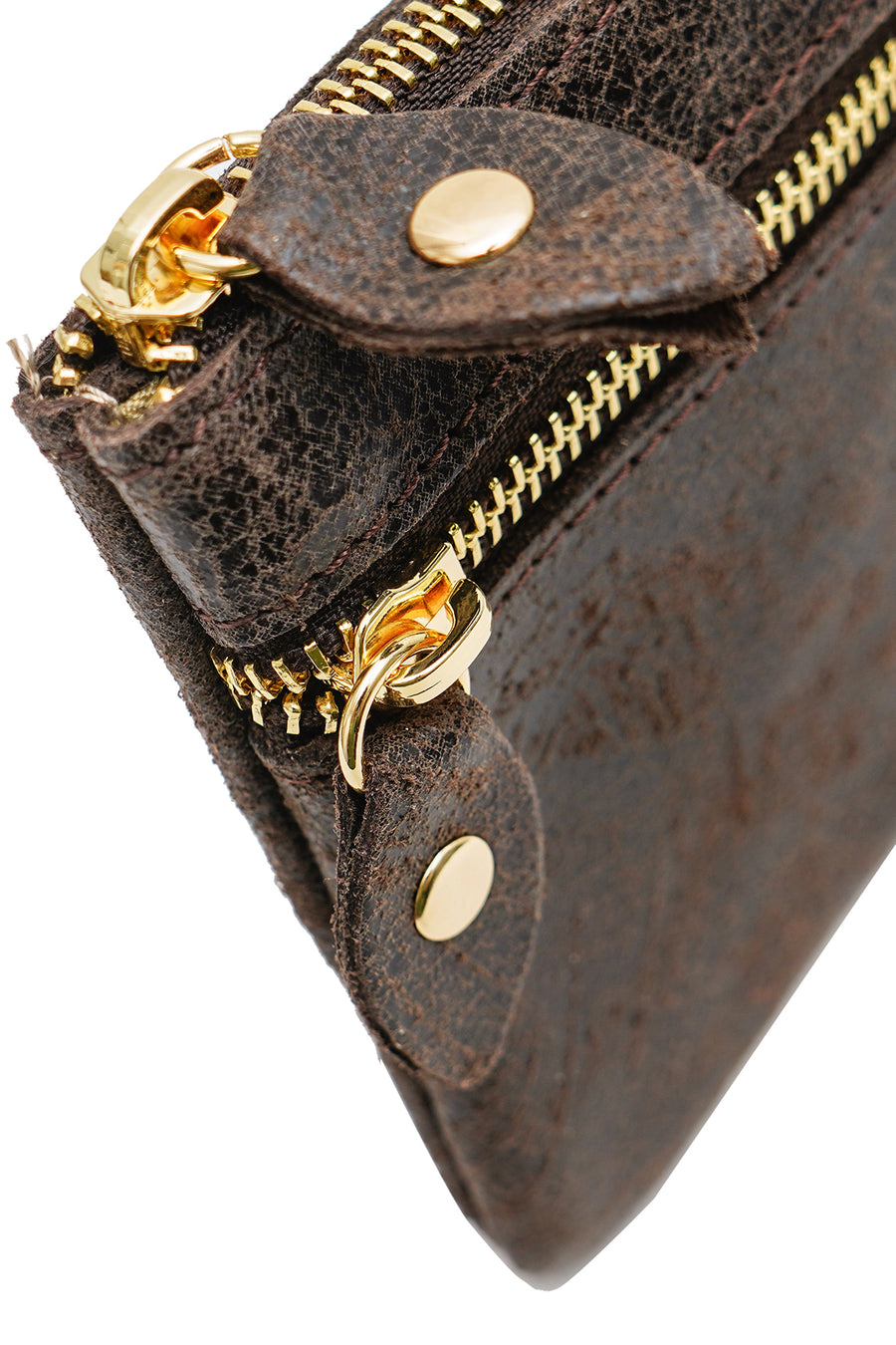 Sac Porte-monnaie Pochette DORIANE - Chocolat