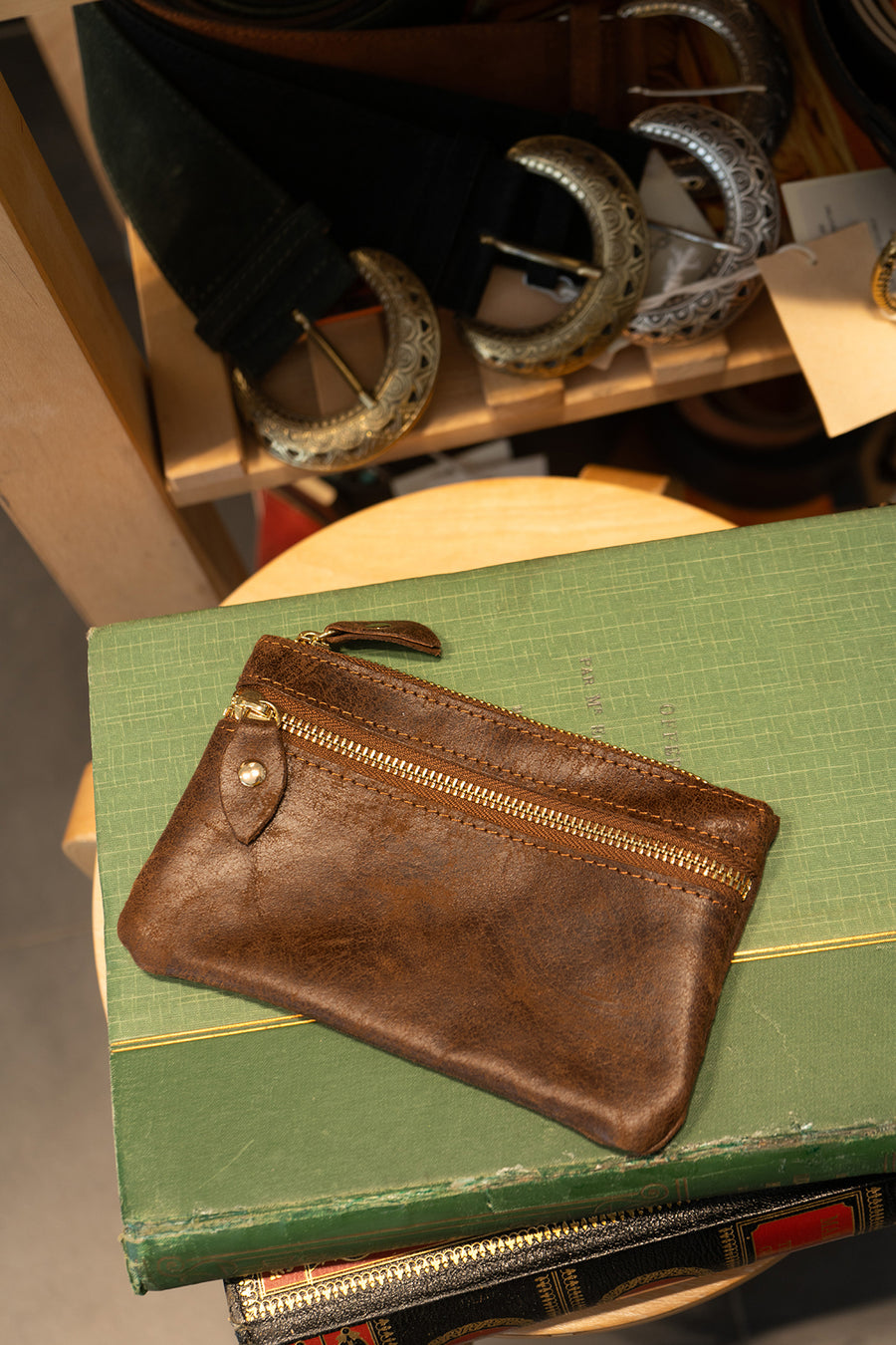 Sac Porte-monnaie Pochette DORIANE - Marron