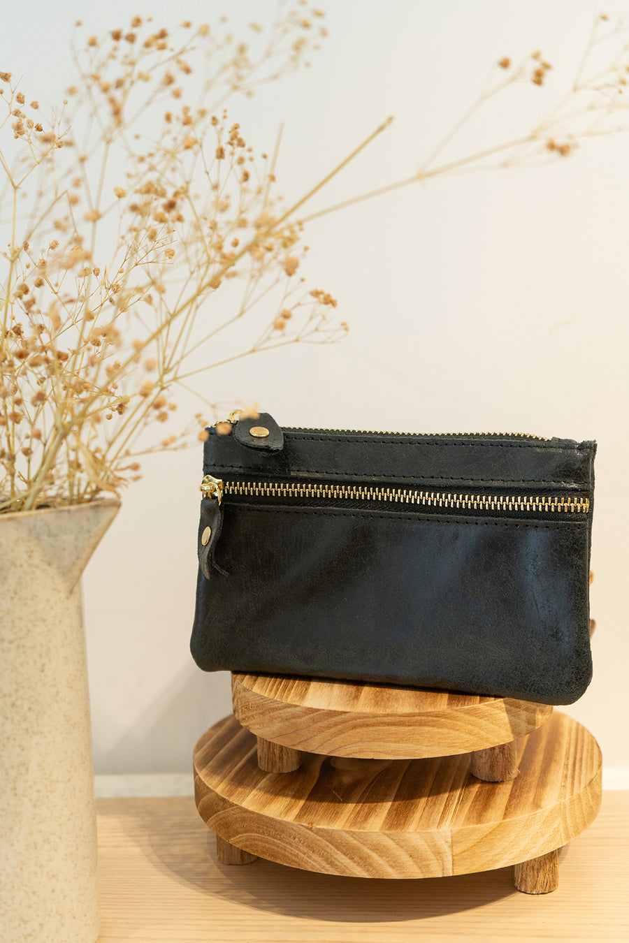 Sac Porte-monnaie Pochette DORIANE - Noir