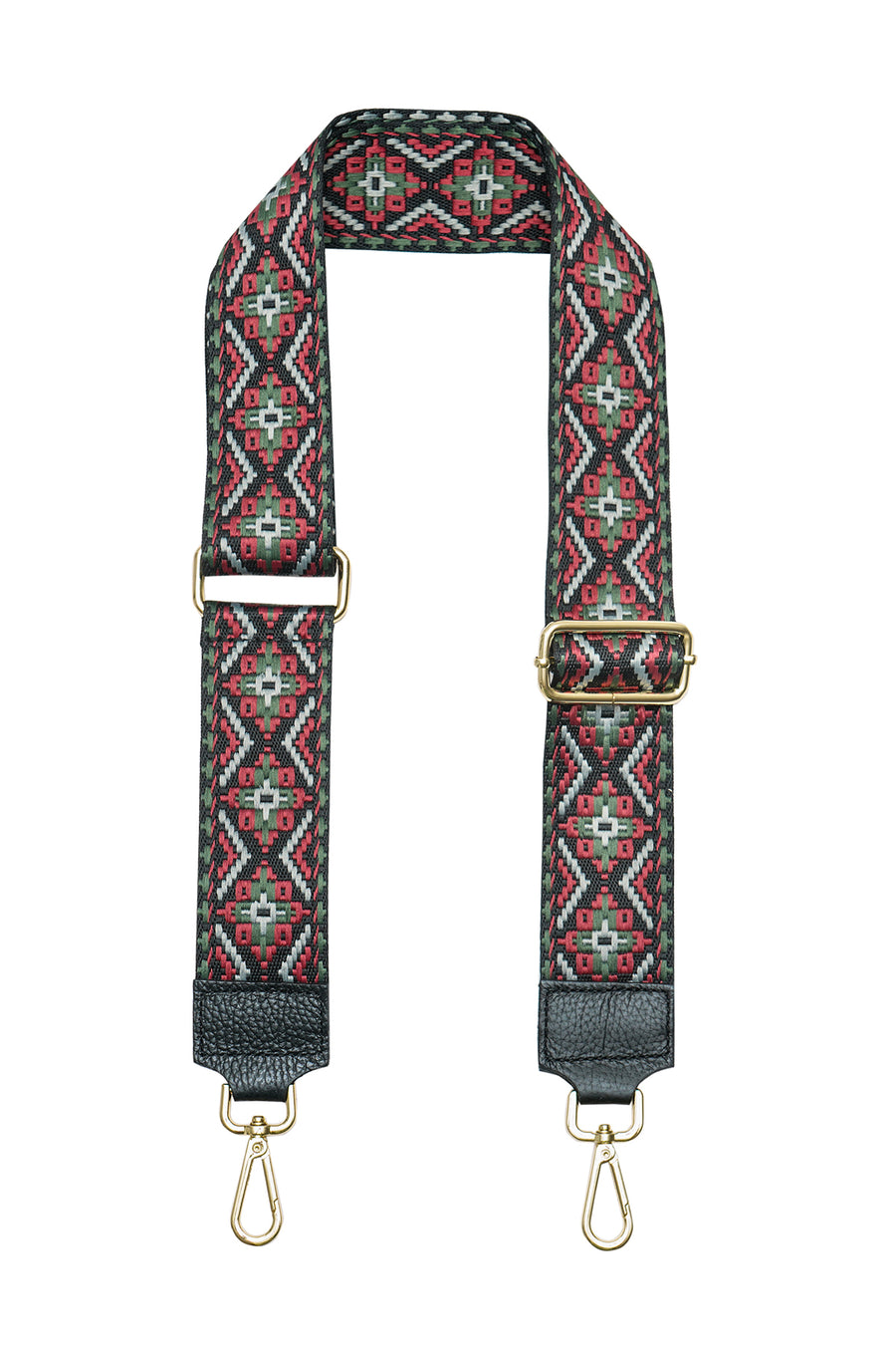 Sangle Sac CLOTHILDE - Bordeaux/Kaki