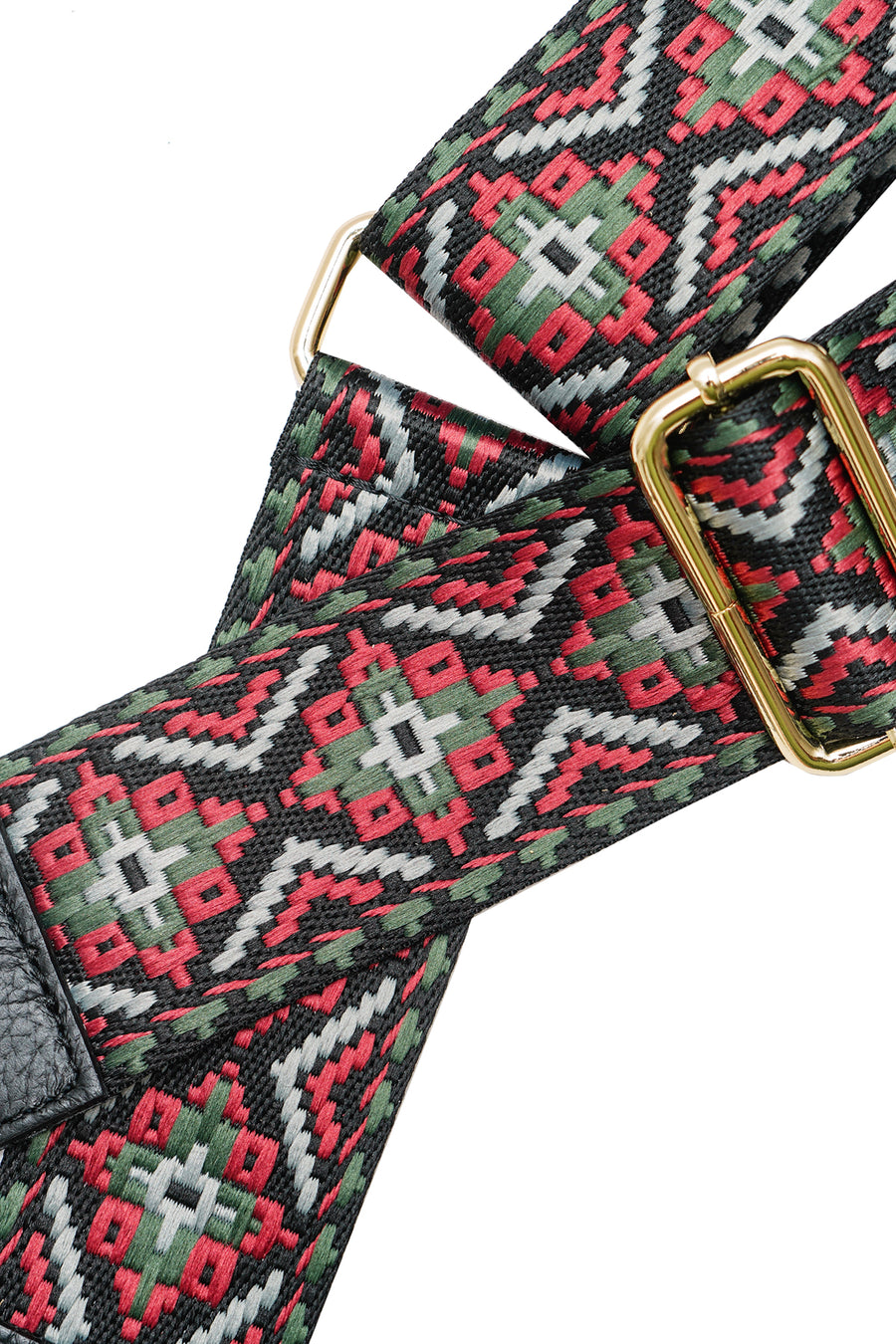 Sangle Sac CLOTHILDE - Bordeaux/Kaki