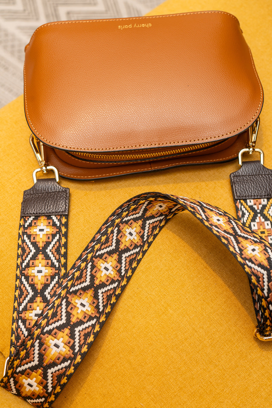 Sangle Sac CLOTHILDE - Chocolat