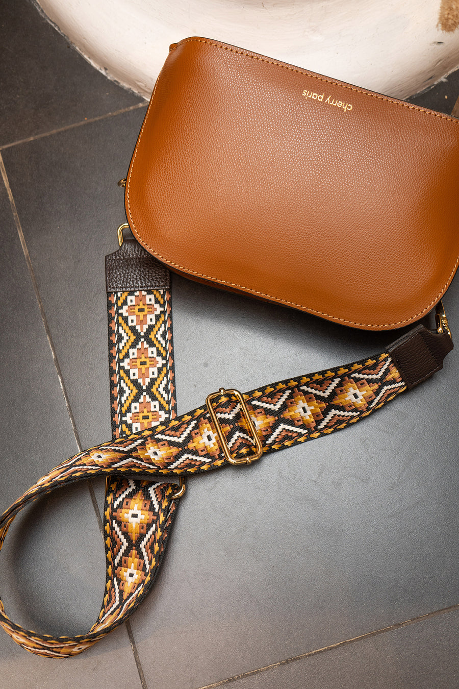 Sangle Sac CLOTHILDE - Chocolat