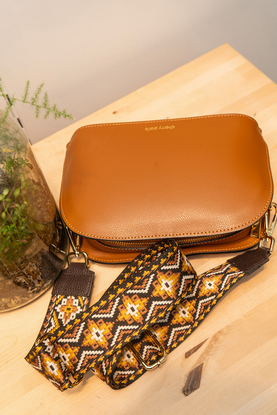 Sangle Sac CLOTHILDE - Chocolat
