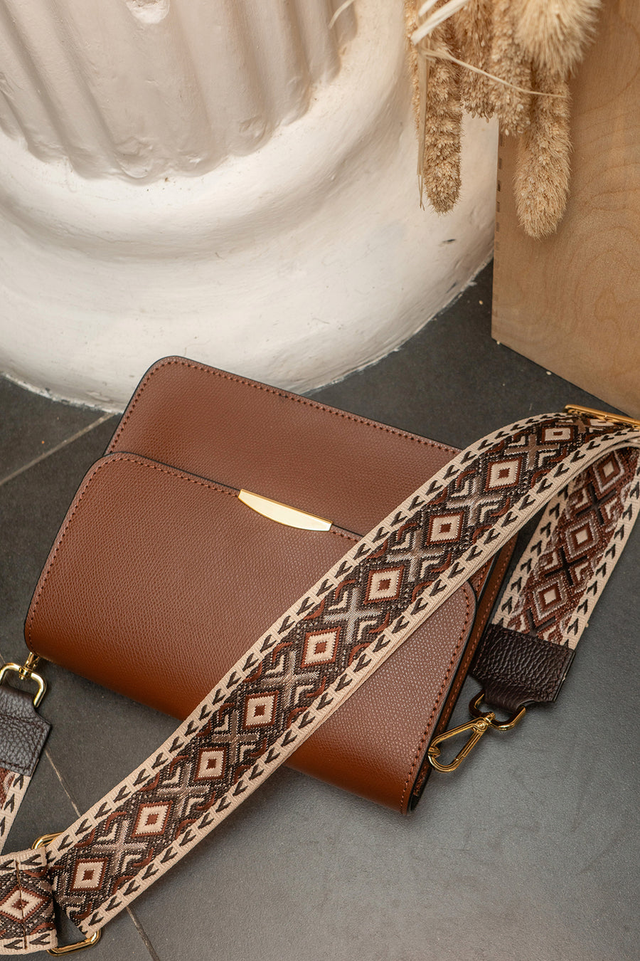 Sangle Sac YONA - Chocolat