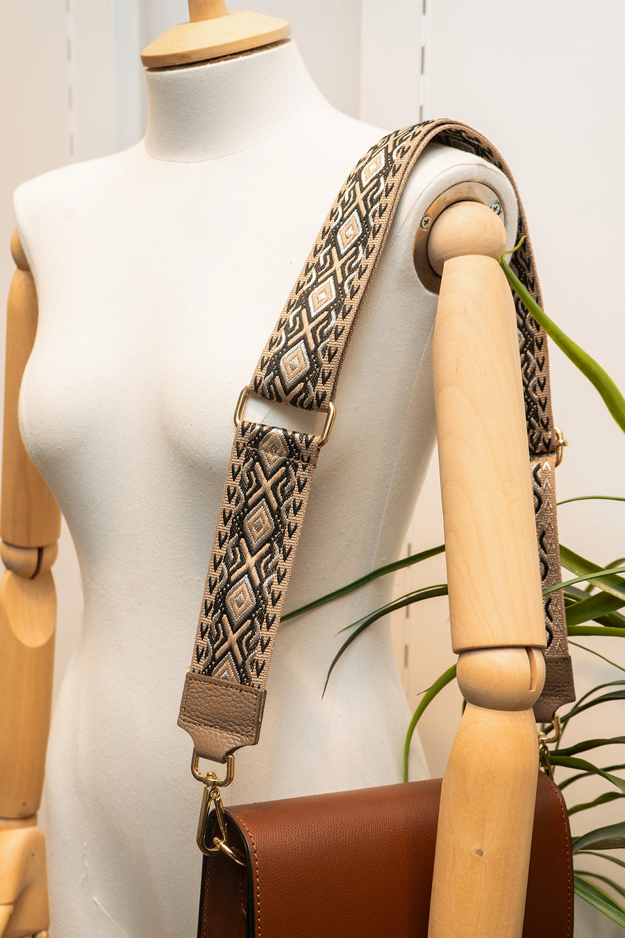 Sangle Sac YONA - Taupe foncé