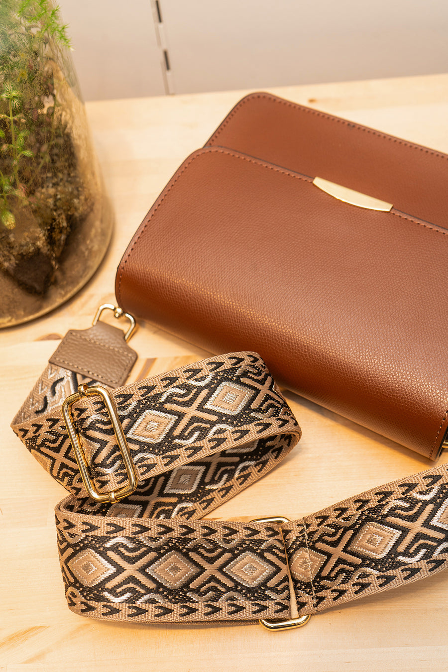 Sangle Sac YONA - Taupe foncé