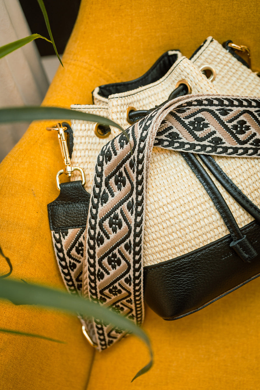 Sangle Sac FLORIANE - Noir