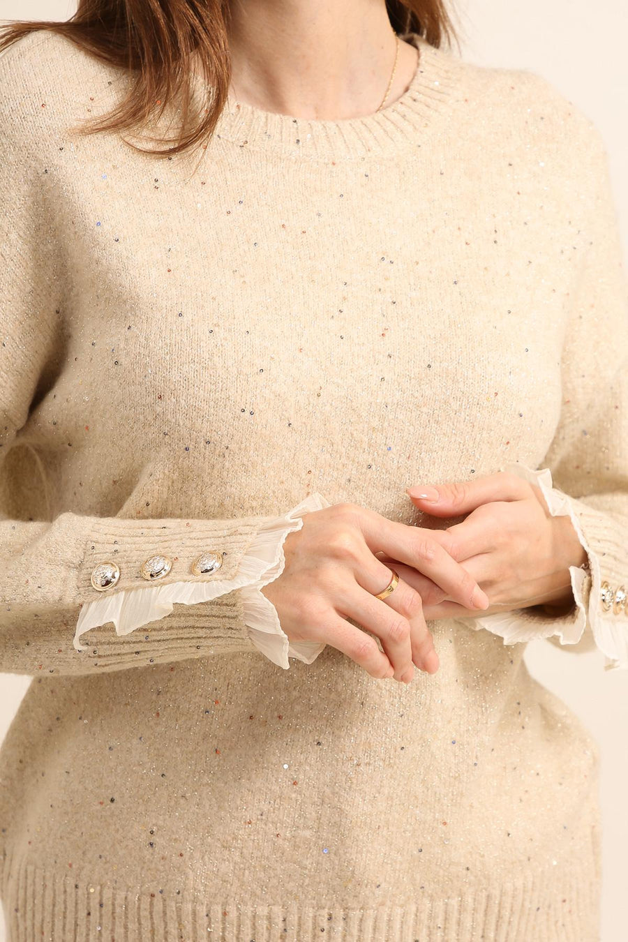 Pull à sequins Jovana