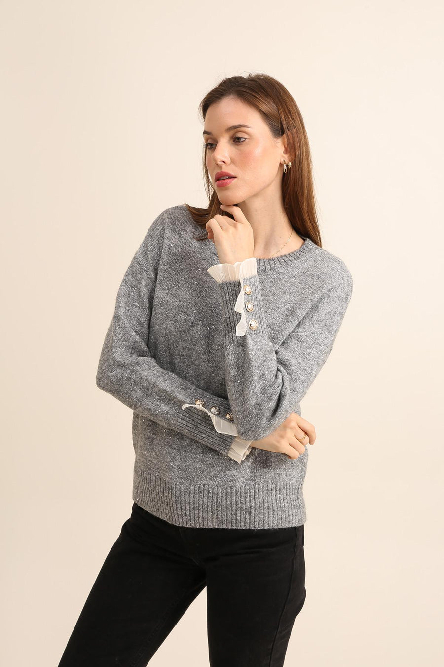 Pull à sequins Jovana