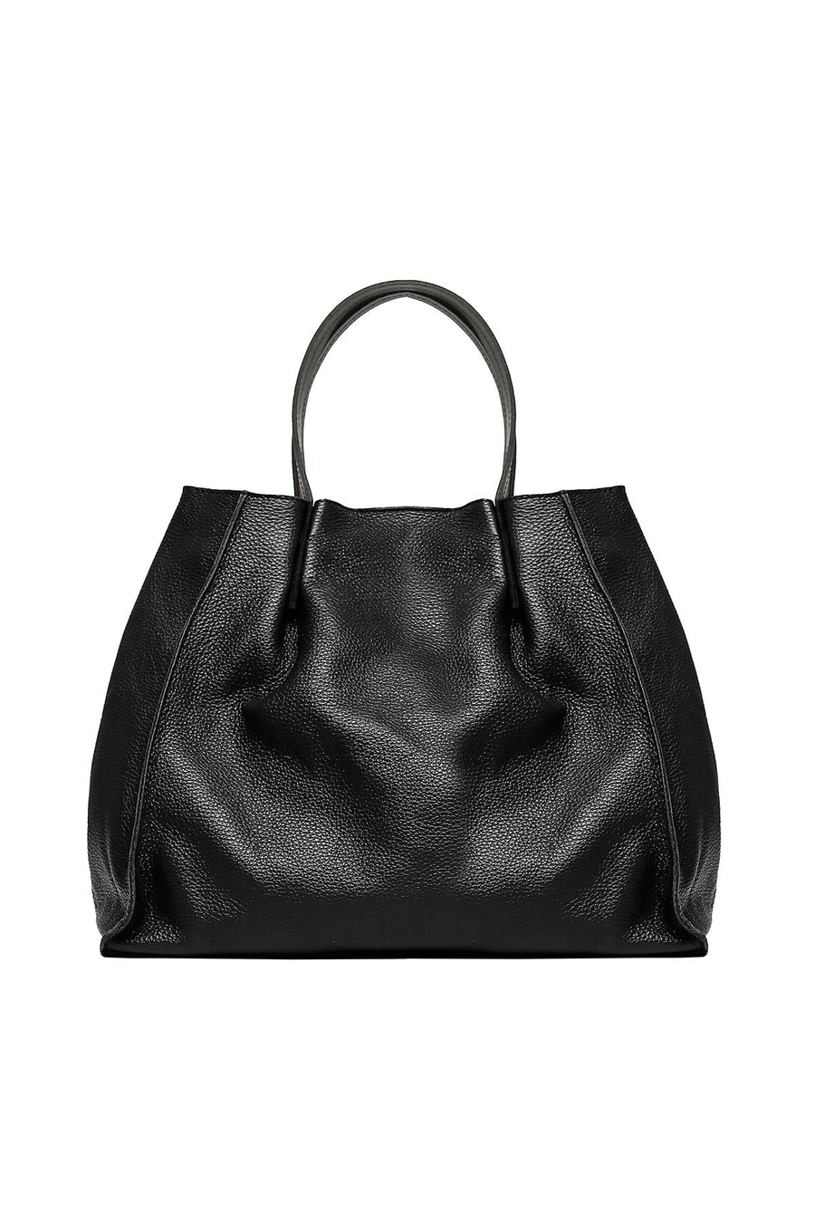 Sac cabas en cuir, Ethel - Noir