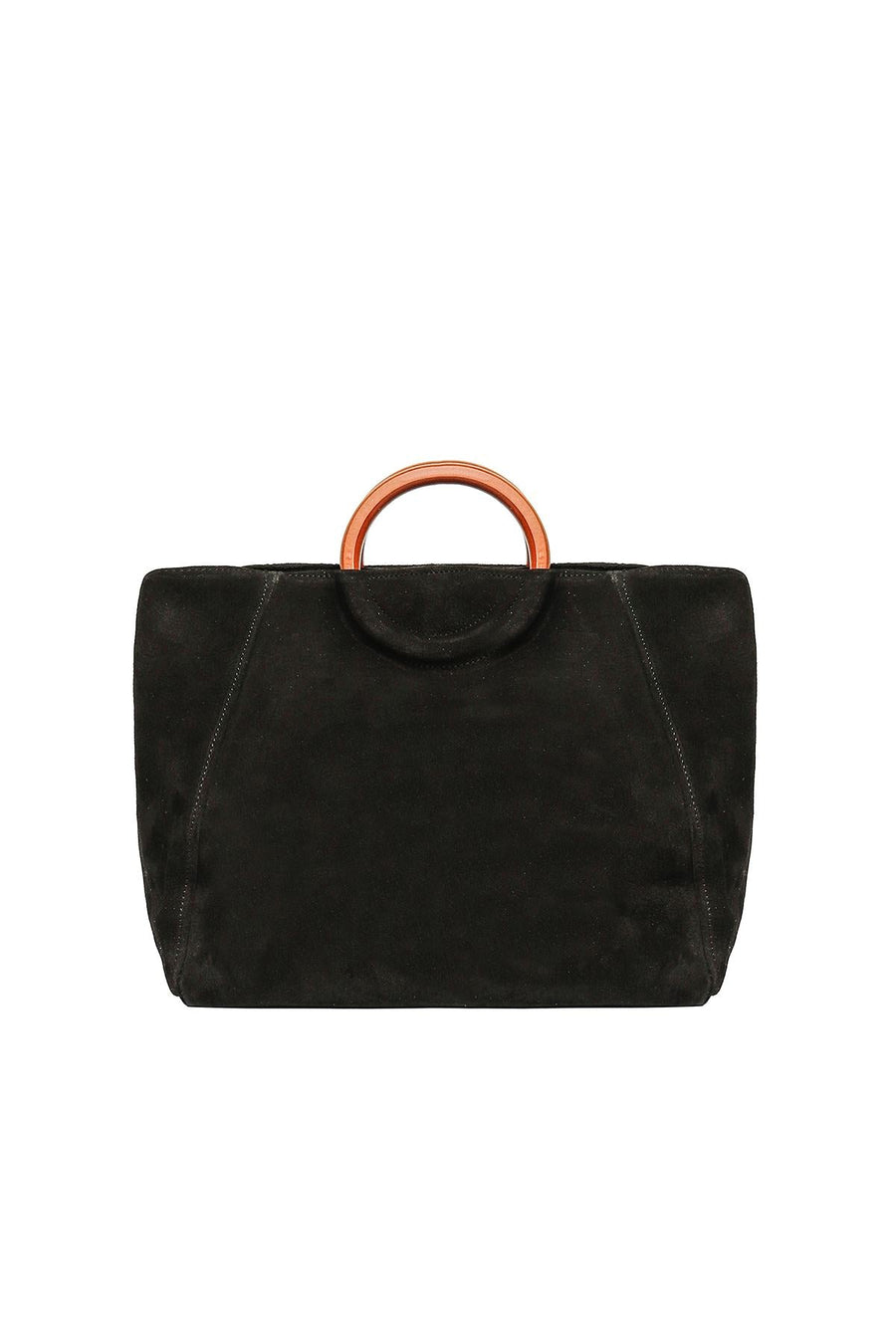 Sac cabas en cuir à anses, Leonore - Noir