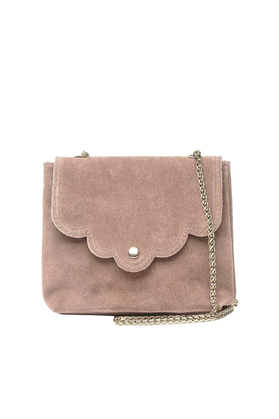 Sac Pochette Mini Pia daim - Beige