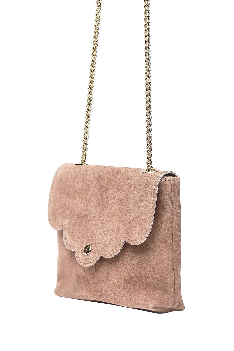 Sac Pochette Mini Pia daim - Beige