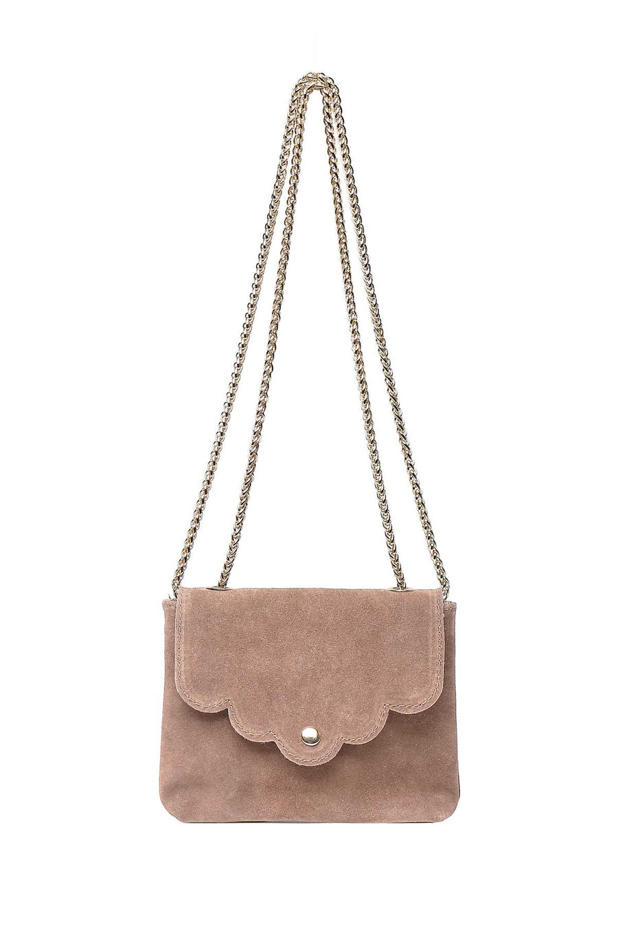 Sac Pochette Mini Pia daim - Beige