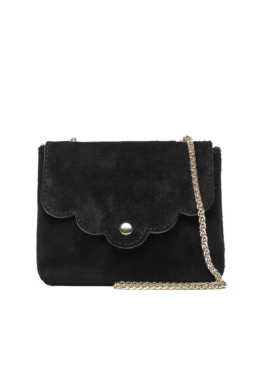 Sac Pochette Mini Pia daim - Noir