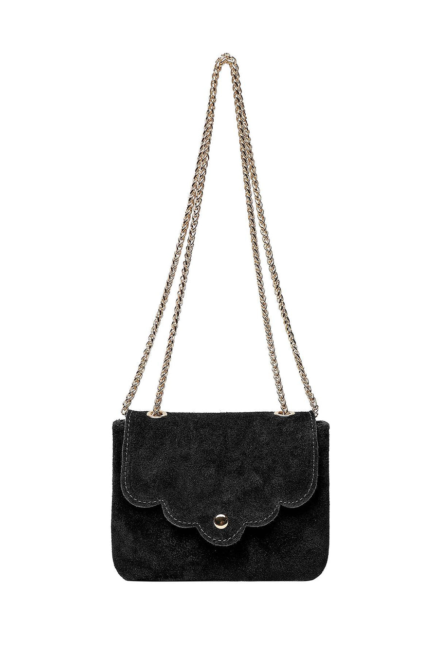 Sac Pochette Mini Pia daim - Noir