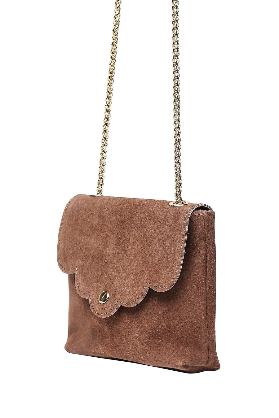 Sac Pochette Mini Pia daim - Taupe