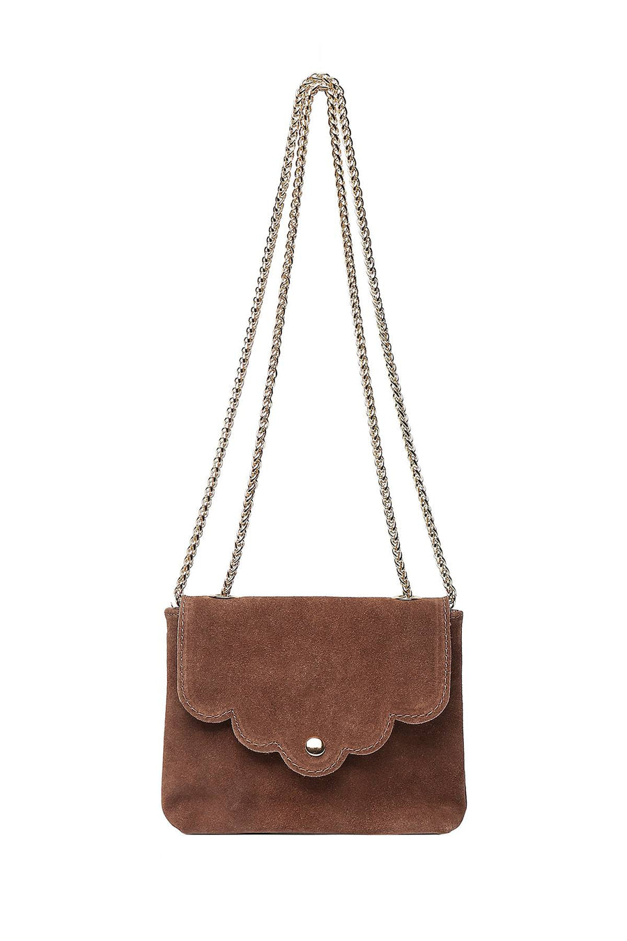 Sac Pochette Mini Pia daim - Taupe