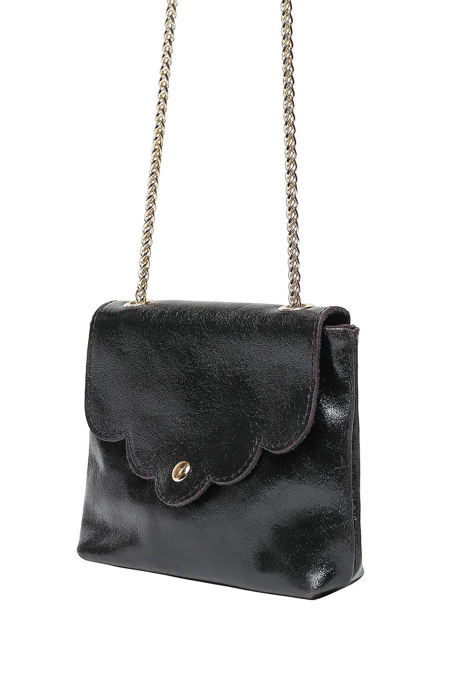 Sac Pochette MINI PIA METAL - Noir métal