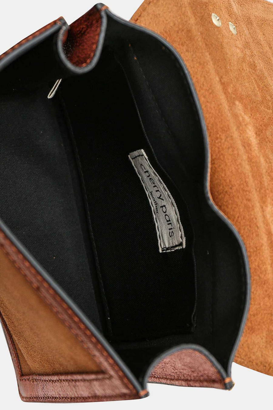 Sac bandoulière cuir Kim - Camel