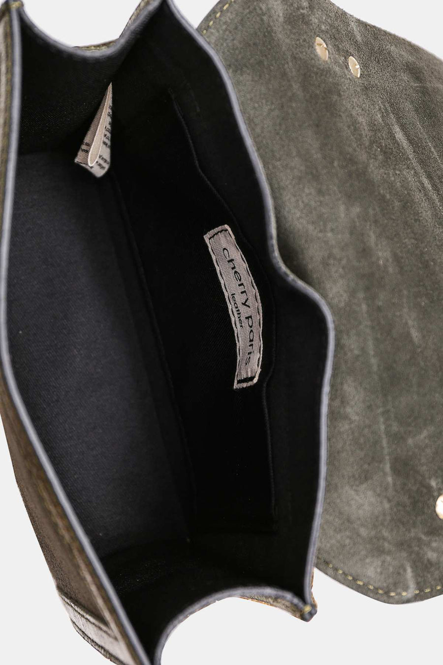 Sac bandoulière cuir Kim - Kaki
