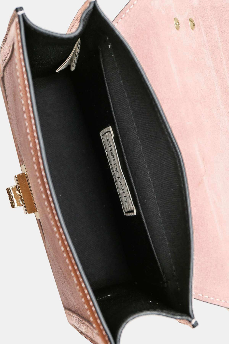 Sac bandoulière cuir Kim - Rose