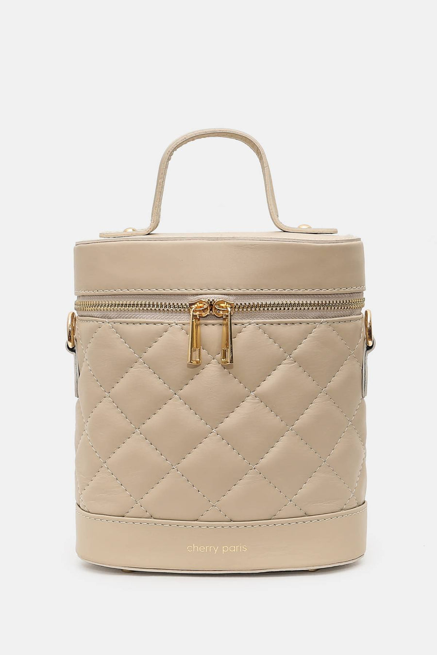 Sac à main cuir Clémence - Beige