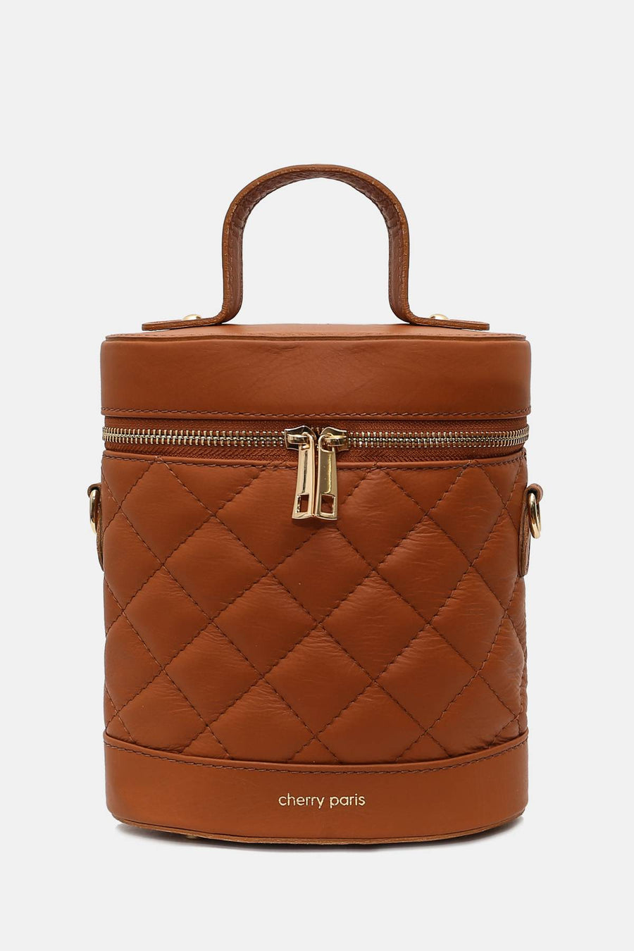 Sac à main cuir Clémence - Camel