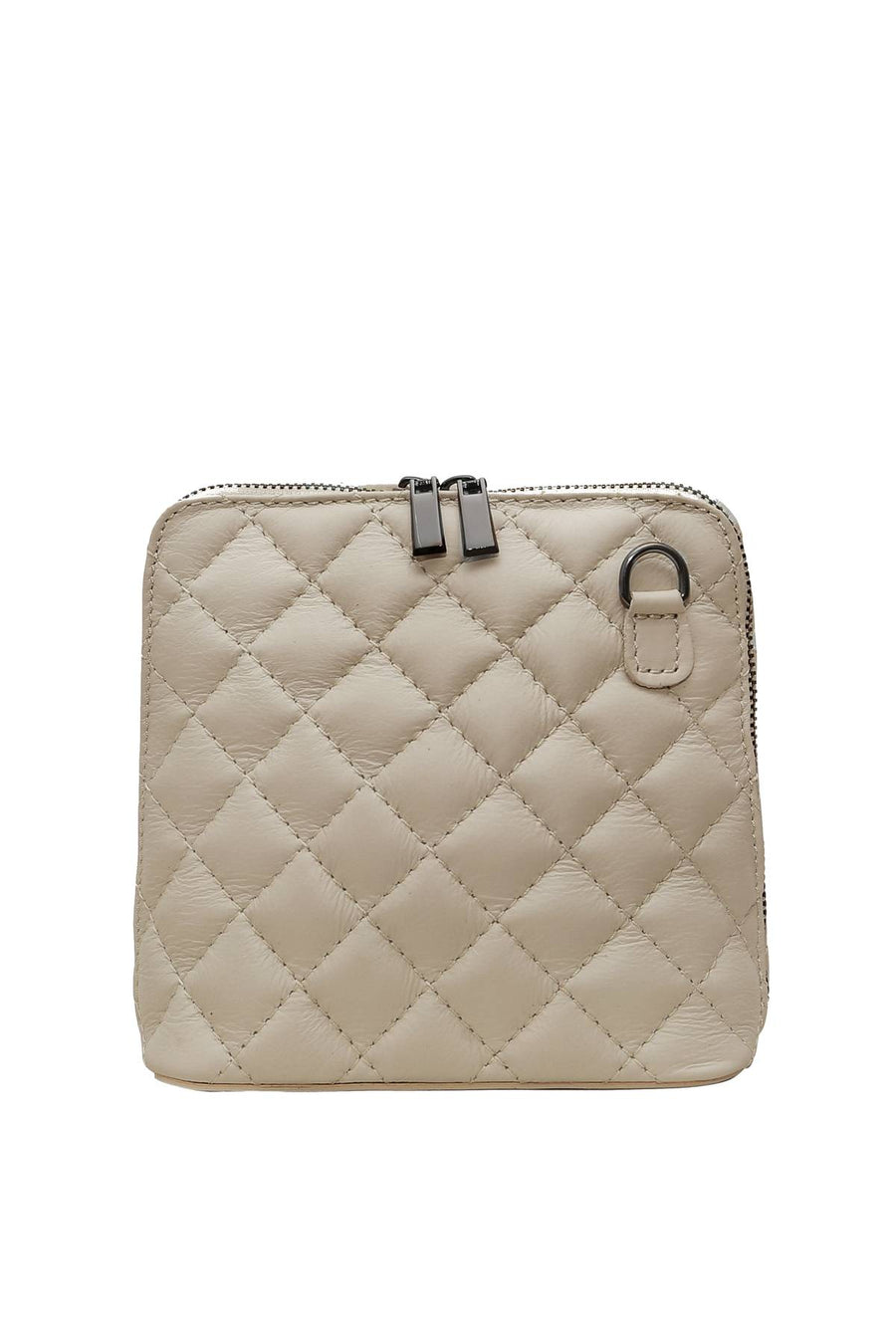Sac bandoulière cuir Cindy - Beige