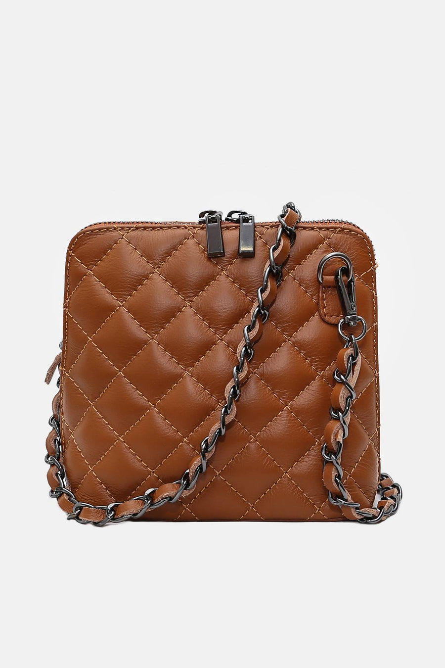 Sac bandoulière cuir Cindy - Camel