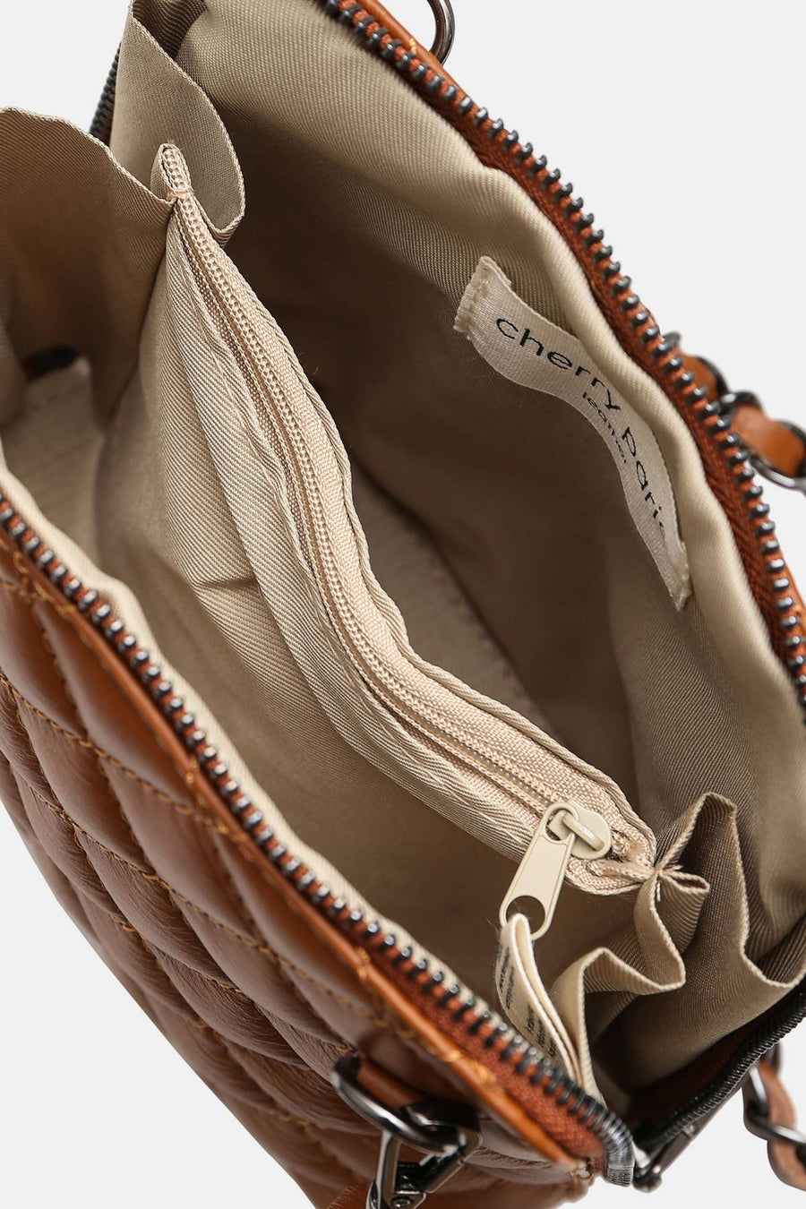 Sac bandoulière cuir Cindy - Camel