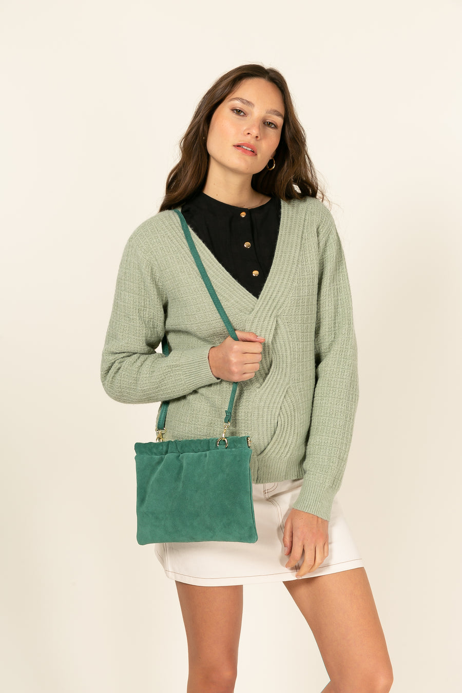 Sac pochette Jinane - Vert