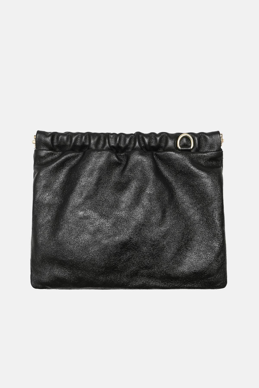 Sac pochette JINANE METAL - Noir métal