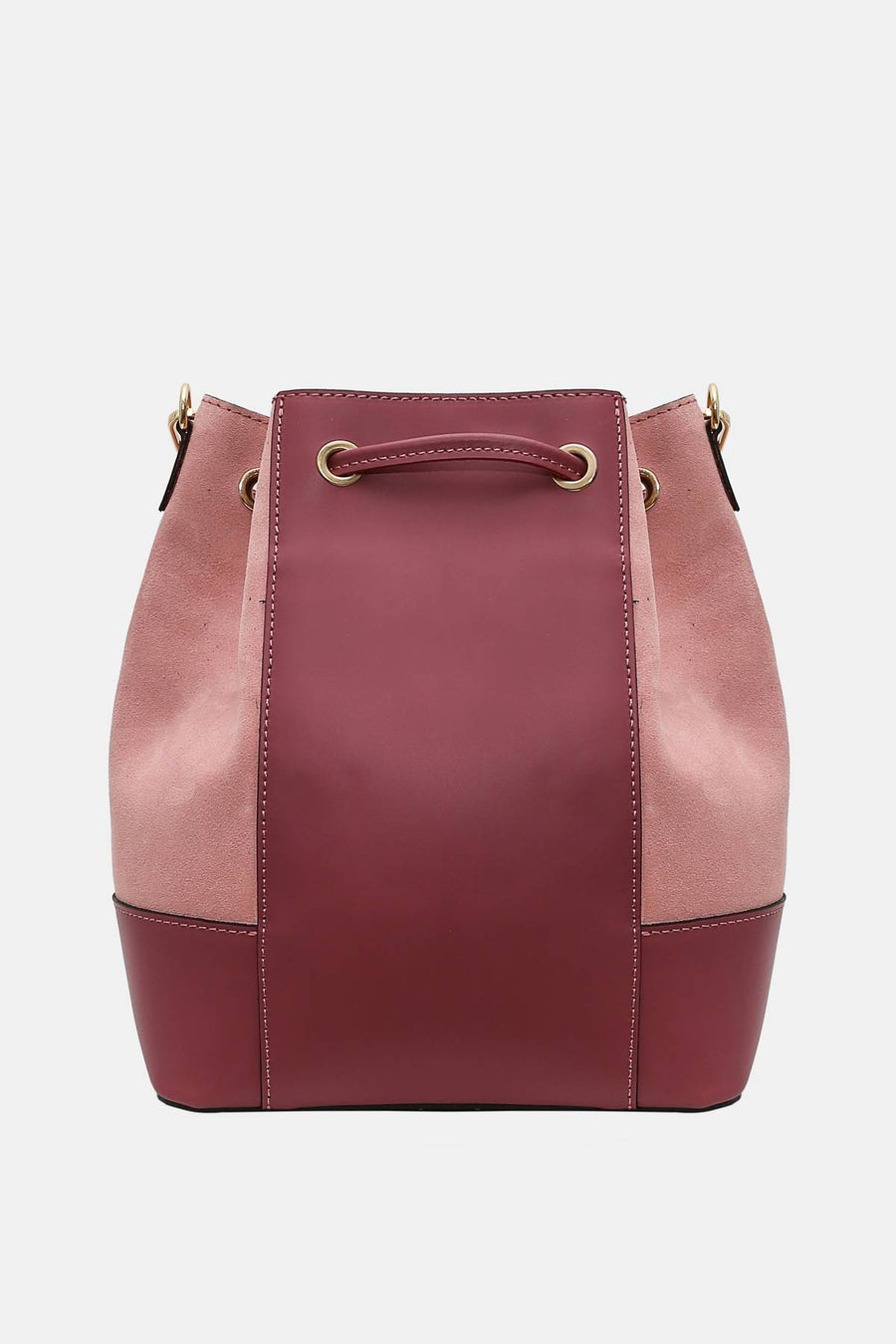SAC BOURSE EN CROUTE DE CUIR SOLINE 7 COLORIS