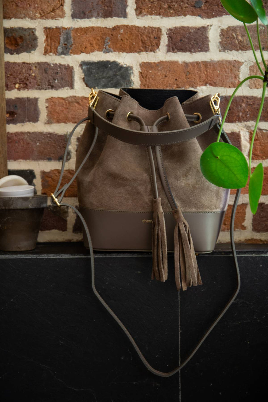 Sac bourse Mini Soline - Taupe