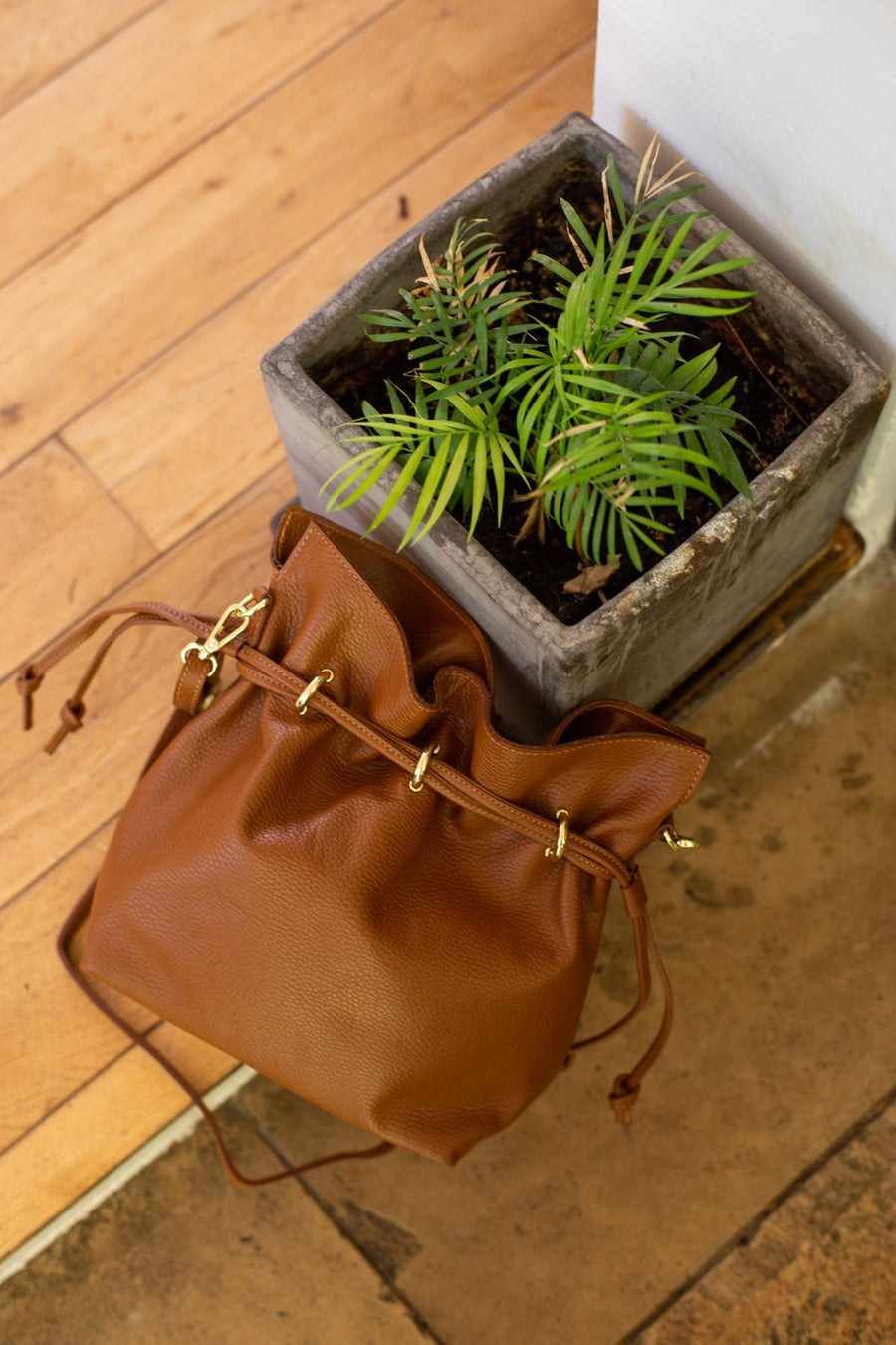 Sac bourse Keyla - Camel