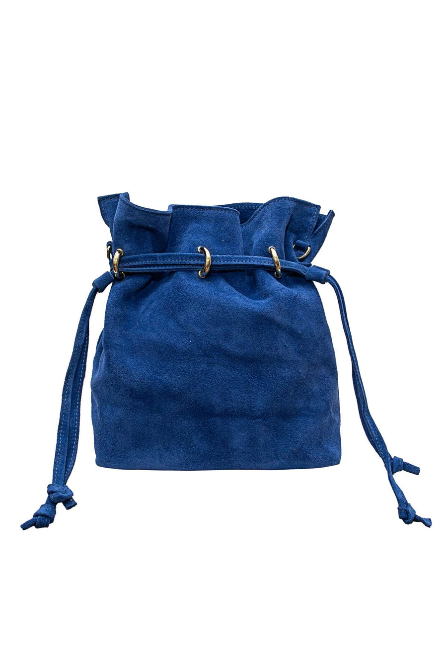 Sac bourse Keyla suède - Bleu