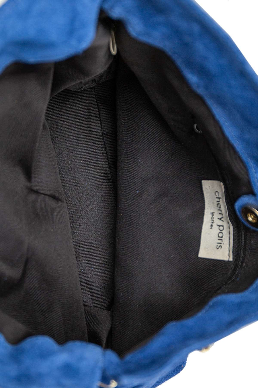 Sac bourse Keyla suède - Bleu