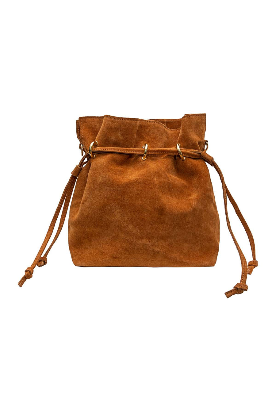 Sac bourse Keyla suède - Camel